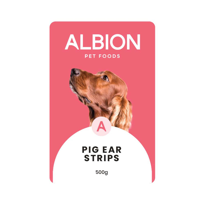 Albion Pigs Ear Strips 500g