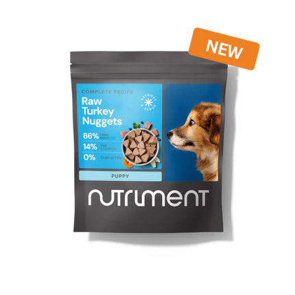 Nutriment Raw Turkey Nuggets for Puppies 1kg