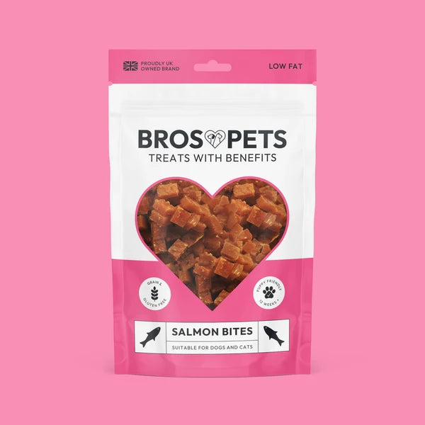 Bros Treats Salmon Bites 100g