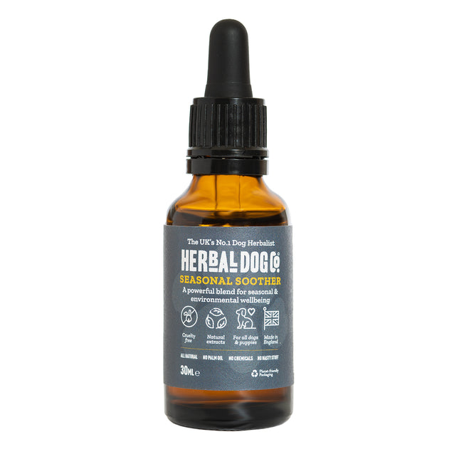 Herbal Dog Seasonal Soother Tonic | Natural Environmental & Seasonal | Dog & Puppy