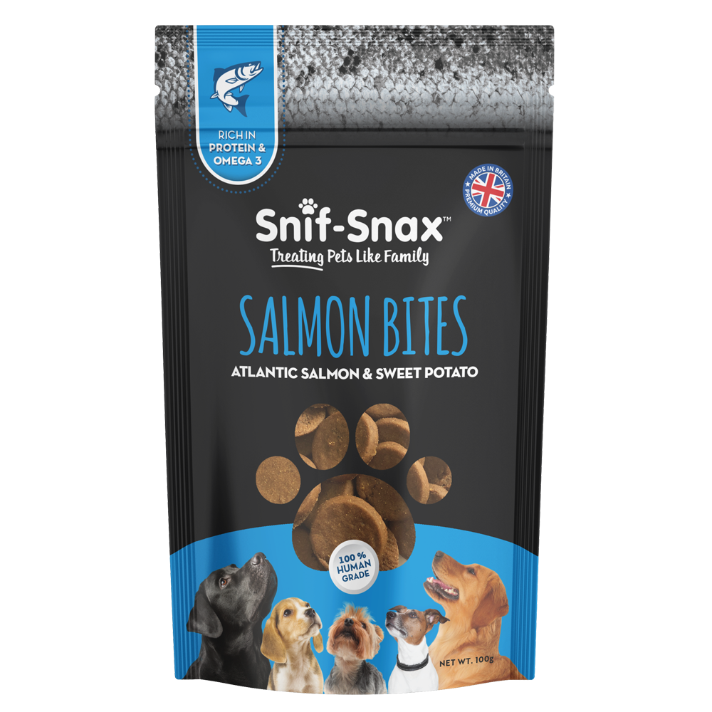 Snif-Snax Atlantic Salmon and Sweet Potato Salmon Bites