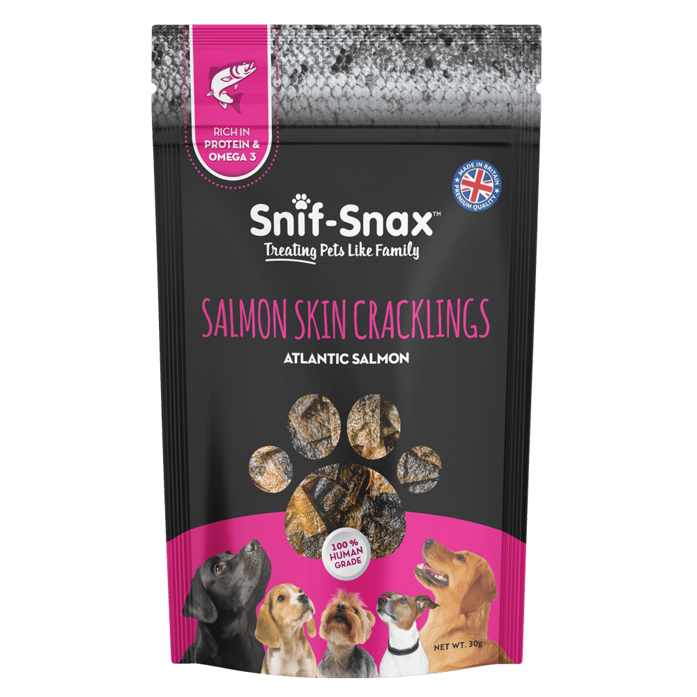 Snif-Snax Atlantic Salmon Skin Cracklings