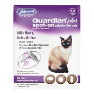 Johnsons Guardian Plus Spot On For Cats