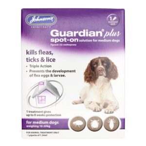 Johnsons Guardian Plus Spot On For Dogs 1 Treatment