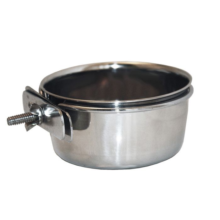 Stainless Steel 150ml Bolt on Pet Bowl