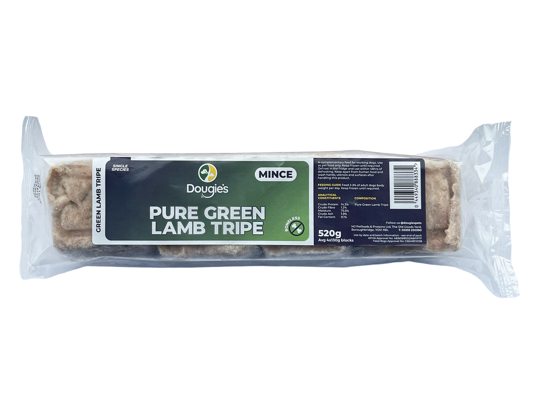 Dougie's Pure Green Lamb Tripe 560g