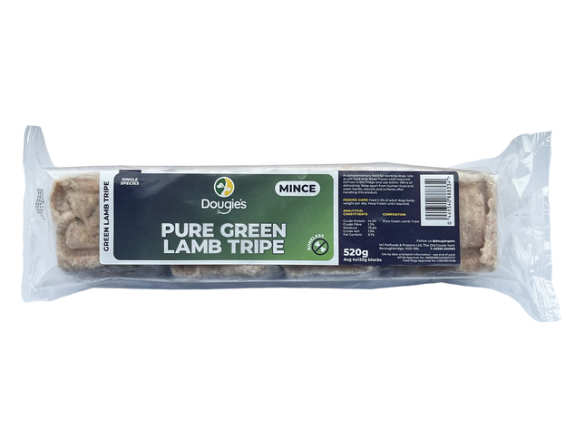 Dougie's Pure Green Lamb Tripe 560g