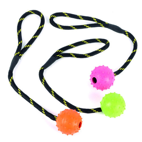 HappyPet Tuff Toys Studded Rope Ball (Floating)