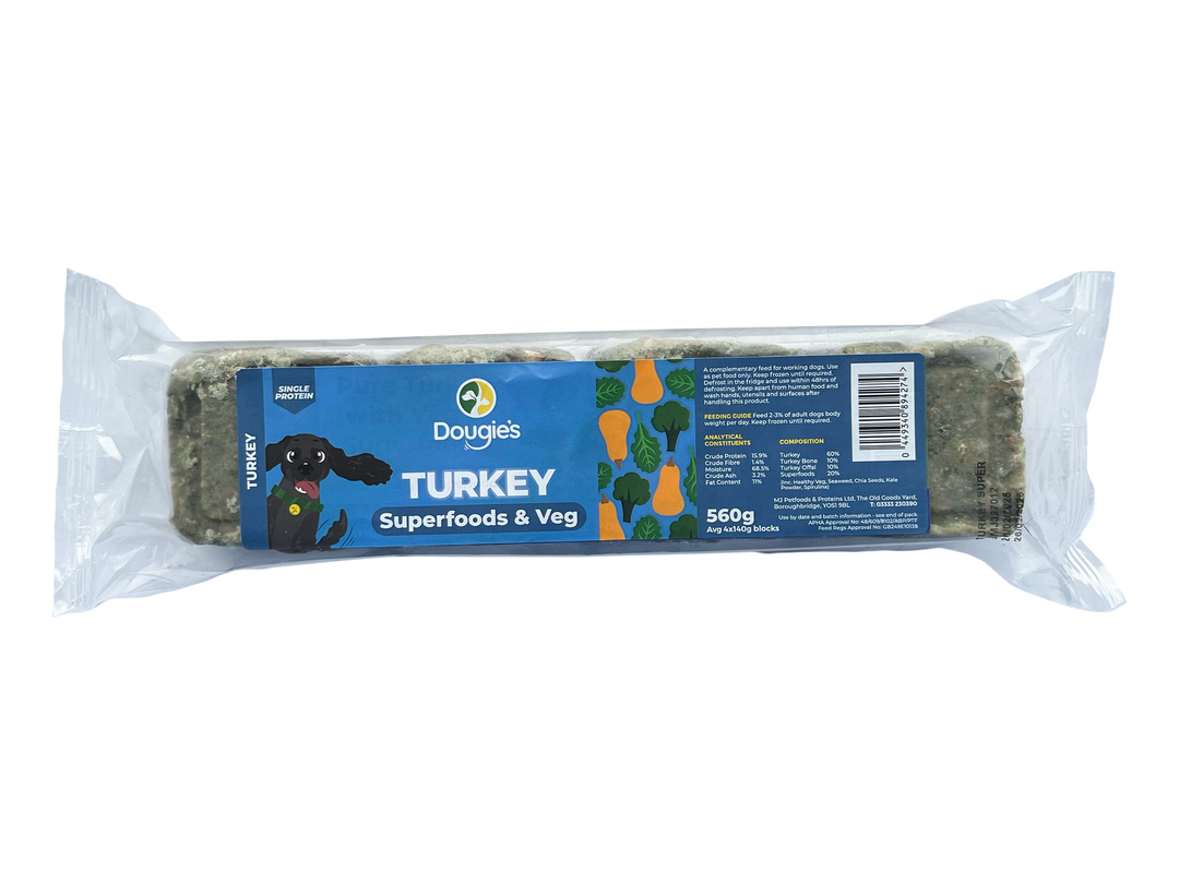 Dougie's Turkey Superfoods & Veg 560g