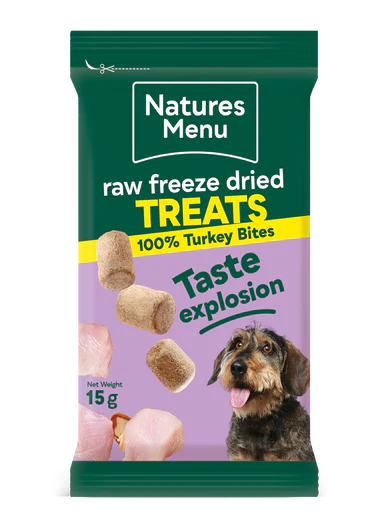 Raw Freeze Dried Treats 100% Turkey 15g