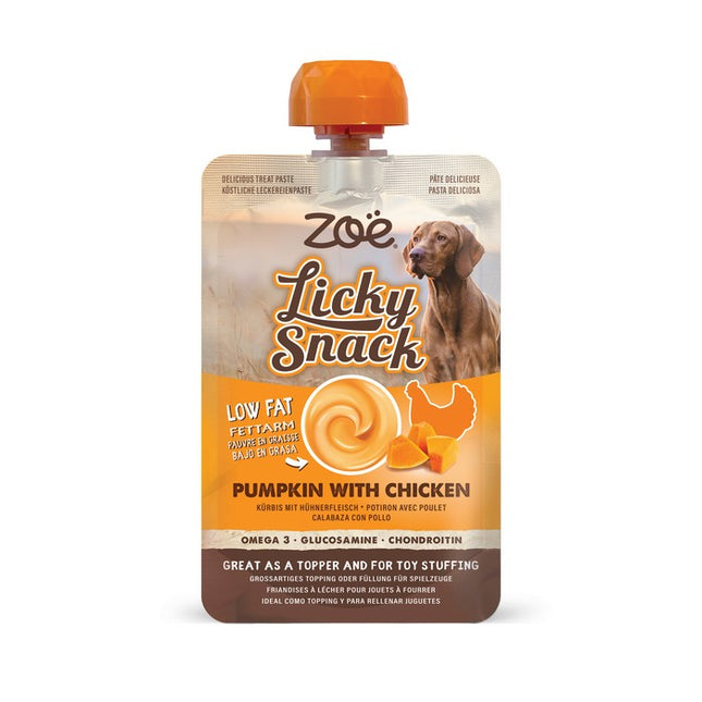 Zoe Licky Snack Pumpkin with Chicken
