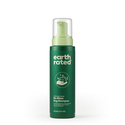 Earth Rated Dog No Rinse Shampoo with White Tea and Basil Scent