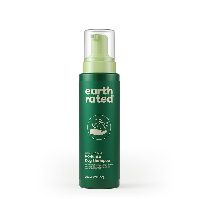 Earth Rated Dog No Rinse Shampoo with White Tea and Basil Scent