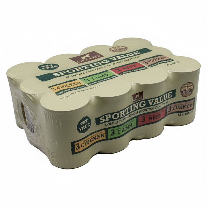 Gelert Sporting Mixed Variety Value Wet Food Tins 12x400g