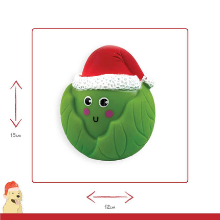 Happy Pet Brussel Sprout Vinyl Squeaky Toy