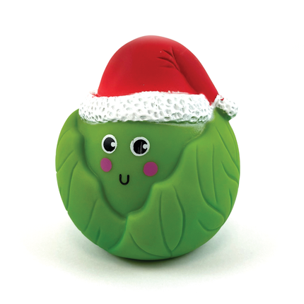 Happy Pet Brussel Sprout Vinyl Squeaky Toy