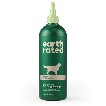 Earth Rated Dog 3 in 1 Shampoo Double Coat 472ml
