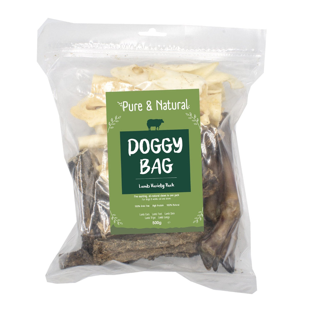 Pure & Natural Doggy Bag Lamb Variety Pack 500g