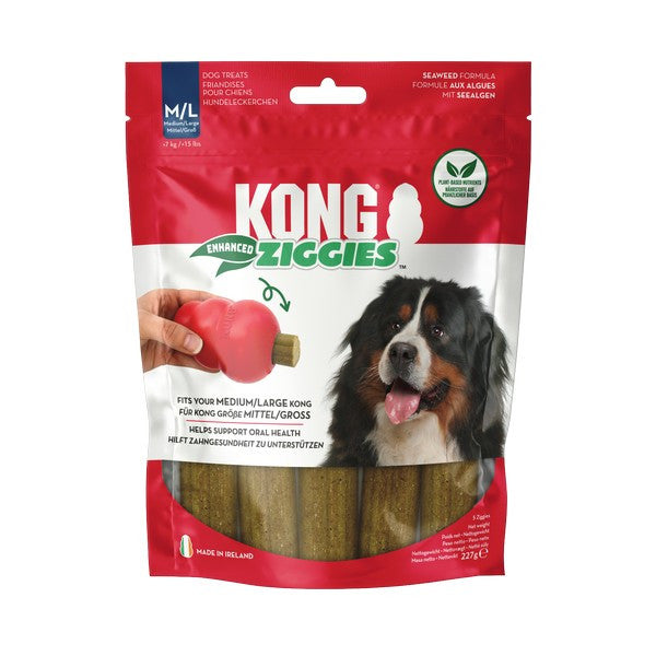 Kong Ziggies Enhanced Medium Large 227g
