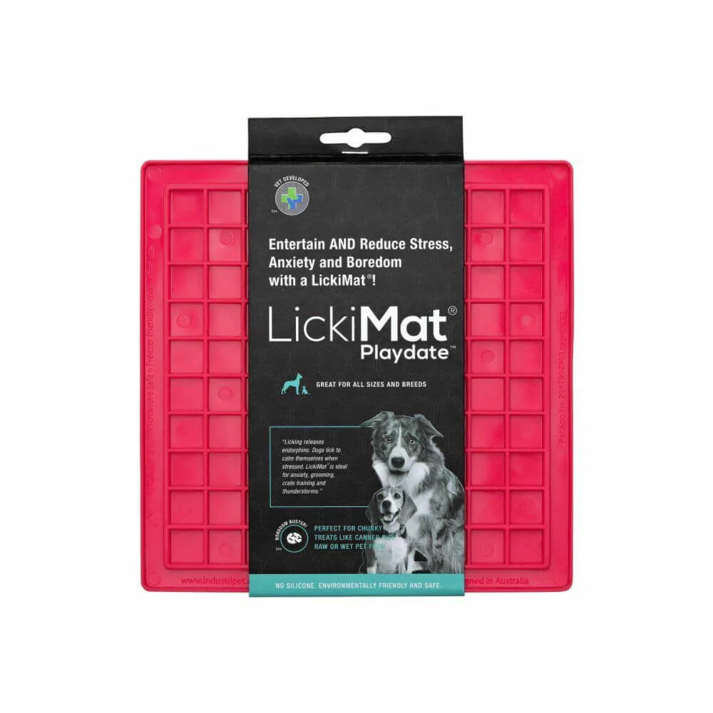 LickiMat Playdate Red
